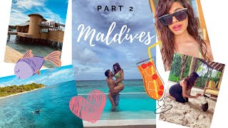 Underwater in MALDIVES  Part 2  Malvika Sitlani [upl. by Inanaup]