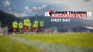 ⛰️⚪🔴 ROCCARASO SUMMER TRAINING 2425  FIRST DAY [upl. by Appleby198]