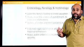 Course on Criminology Penology and Victimology [upl. by Clintock]