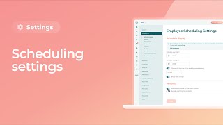 Scheduling settings [upl. by Hagan]