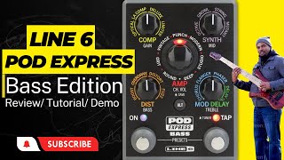 Worst MultiEffects Pedal Ever  Line 6 quotPOD Expressquot Bass Edition  Review Tutorial  Demo [upl. by Hsirrehc244]