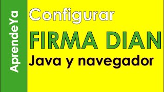 🔴COMO CONFIGURAR FIRMA DIAN arreglar firma digital DIAN 2018 FUNCIONA🥇 [upl. by Fante73]