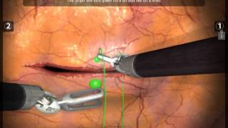 Suturing a Horziontal Incision with Mimics dVTrainer® Robotic Surgery Skills Simulator [upl. by Nnylf]