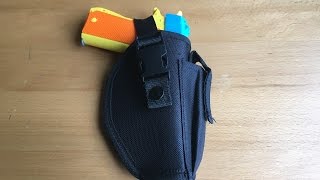 Backyard Blasters Quickdraw Tactical Pistol Holster Review [upl. by Duvall1]