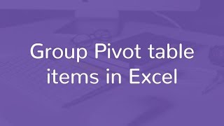 Excel Pivot Table Grouping  Group Numbers  Group Dates  Pivot Table [upl. by Aramat26]