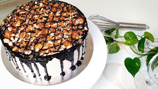 ChocoPraline Cake സോസ്പാനിൽ ഒരു കിടിലൻ ചോക്ലേറ്റ് കേക്ക് ChocoNut Cake Malayalam ImanZ World [upl. by Semreh858]