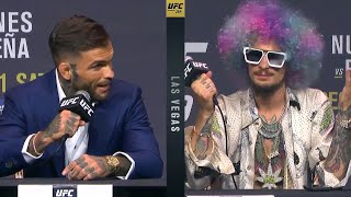 UFC 269 PreFight Press Conference Highlights [upl. by Kcirddec142]