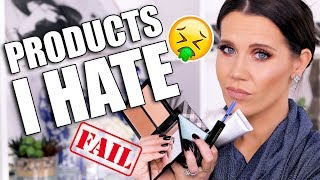 TOTAL FAIL  PRODUCTS I HATE [upl. by Aihsyn]