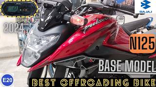 2024 PULSAR N125 BASE MODEL DETAIL REVIEW  MILEAGE SPECS ONROAD PRICE  MOTOBOTS INFO 🔥 n125 [upl. by Puglia]