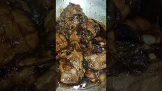 Chicken adobo food lovetocookformyfamily cooking chickenparts [upl. by Nohtanoj]