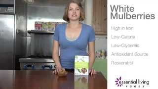 Organic White Mulberries from Essential Living Foods [upl. by Beatrice]