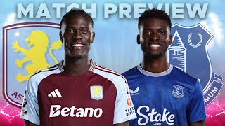 ASTON VILLA v EVERTON  MATCH PREVIEW [upl. by Aksehcnarf209]