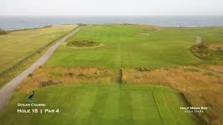 Half Moon Bay Golf Links Ocean Course Hole 15 [upl. by Ribaj]