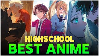 Top 5 High school anime  anime high school love story  Highschool anime  Highschool romance anime [upl. by Dauf]