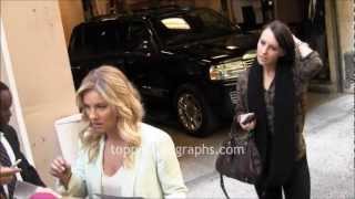 Elisha Cuthbert  Signing Autographs at quotLive with Kelly amp Michaelquot in NYC [upl. by Stacie]