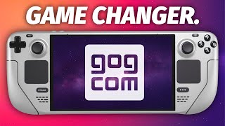 GAME CHANGER Your GOG Library on your Steam Deck [upl. by Nyleahcim]