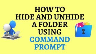 How to hide amp unhide a folder using quotcmdquot Command Prompt [upl. by Crin]