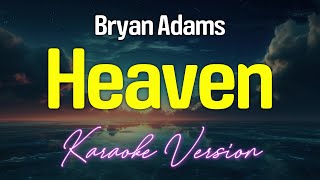 Heaven KARAOKE [upl. by Koorb]