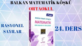 7 SINIF MATEMATİK 24 DERSRasyonel Sayıların Karesi ve Küpü [upl. by Felicia]