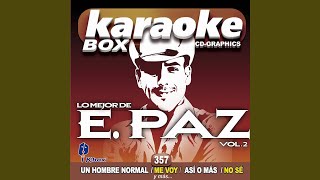 Prohibido Perder Karaoke Version [upl. by Breena542]