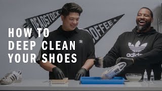 How To Clean Your Sneakers  adidas [upl. by Meldoh7]