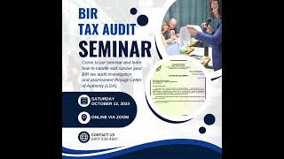 How to Handle and Survive BIR Tax Audit Investigations and Assessments [upl. by Abla]