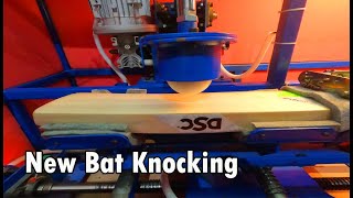 Machine Knocking of Brand New Cricket Bat  English Willow DSC Split 60 [upl. by Knarf344]