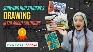 JEE Mains Paper 2 BARCH Drawing Questions Solutions by SSAC Students  How to score Top Rank [upl. by Wilkie]