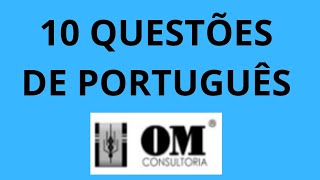 BANCA OM CONSULTORIA  SIMULADO TATUÍSP PORTUGUÊS [upl. by Aiehtela687]