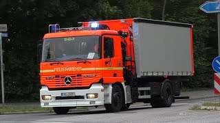 Hochwasser  Unterstützung aus SH Einsatzfahrten Feuerwehrbereitschaft Pinneberg und Schleswig [upl. by Aharon]