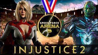 THE MOST STACKED ONE YET Speed Force Arena 5 Full Injustice 2 Tournament [upl. by Llerral]