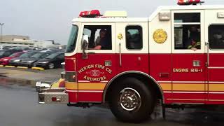 Merion Fire Company of Ardmore PA Fire Trucks Responding [upl. by Fifi]