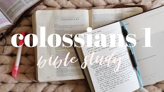 COLOSSIANS 1  BIBLE STUDY WITH ME [upl. by Covell]