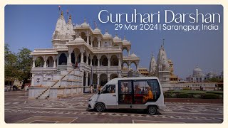 Guruhari Darshan 29 Mar 2024 Sarangpur India [upl. by Suicul443]