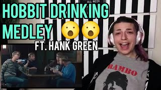 REACTION  PETER HOLLENS quotHOBBIT DRINKING MEDLEYquot ft HANK GREEN [upl. by O'Dell]