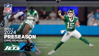 New York Jets vs Carolina Panthers  2024 Preseason Week 2 Game Highlights [upl. by Ennaerb186]