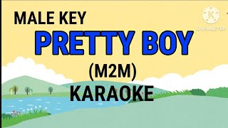 PRETTY BOY KARAOKE BY M2M MALE KEY [upl. by Baldwin]