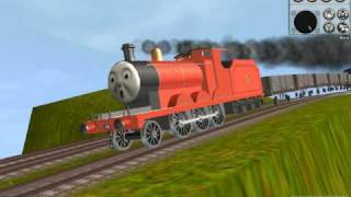 Thomas TrainzJames Down Hill [upl. by Borchers]