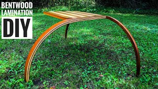 How to Easily Bend Wood  AMAZING Bent Wood lamination [upl. by Rovert]