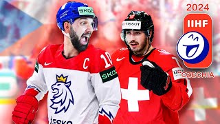 ŠVÝCARSKO  ČESKO  MS v hokeji 2024 🏒 [upl. by Amada104]