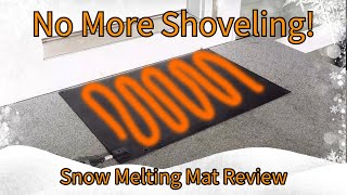 HeatTrak Snow Melting Mat Review [upl. by Cheffetz]