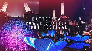 Battersea Power Station Free Light Festival 2024 [upl. by Liss]