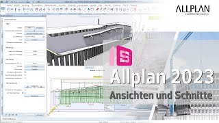 Allplan 2023 Ansichten und Schnitte [upl. by Langille]