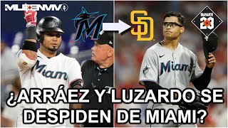 LUIS ARRÁEZ y JESÚS LUZARDO bomba de cambio en Miami Marlins para esta temporada  MLB EN VIVO mlb [upl. by Eidoow]