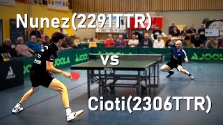 🎯Jeder Ball zählt – unfassbar spannend  Nunez2291TTR vs Cioti2306TTR  2Bundesliga [upl. by Wertz62]