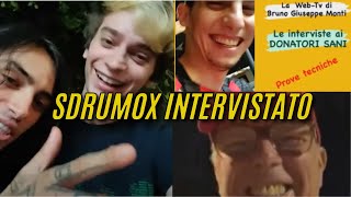 SDRUMOX con HOMYATOL e NASKA viene INTERVISTATO DALLA WEB TV DI BRUNO GIUSEPPE MONTI [upl. by Livvy]