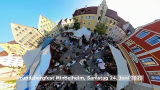 Frundsbergfest 2023 Abendspaziergang durch Mindelheim [upl. by Nyleahcim]