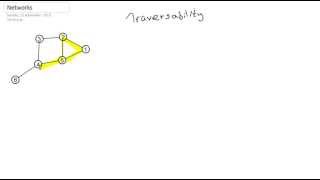 Traversability in network diagrams [upl. by Ilyssa288]