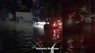 Yelahanka new town heavy rain [upl. by Arimat]