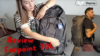 Reseña de la mochila Osprey Farpoint 70L  Vale la pena [upl. by Phillipe]